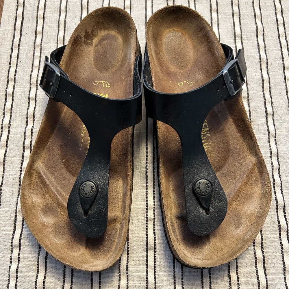 Birkenstock Gizehs black, size 36